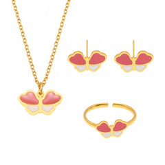 Enamel Butterfly Necklace, Bracelet, Ring or Earrings