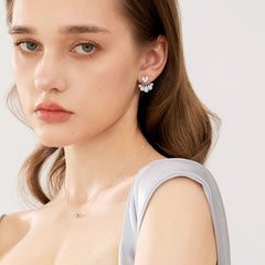 Marielle Pavé Heart Stud Earrings