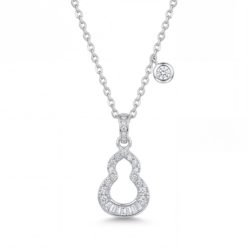 Daphne Openwork Pavé Gourd Necklace