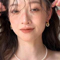 Nicolette Pavé Hoop Earrings