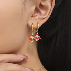 Holiday Tree and Reindeer Earring Designs