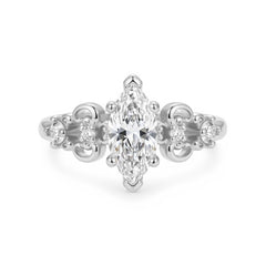 Daphne Marquise Adjustable Ring