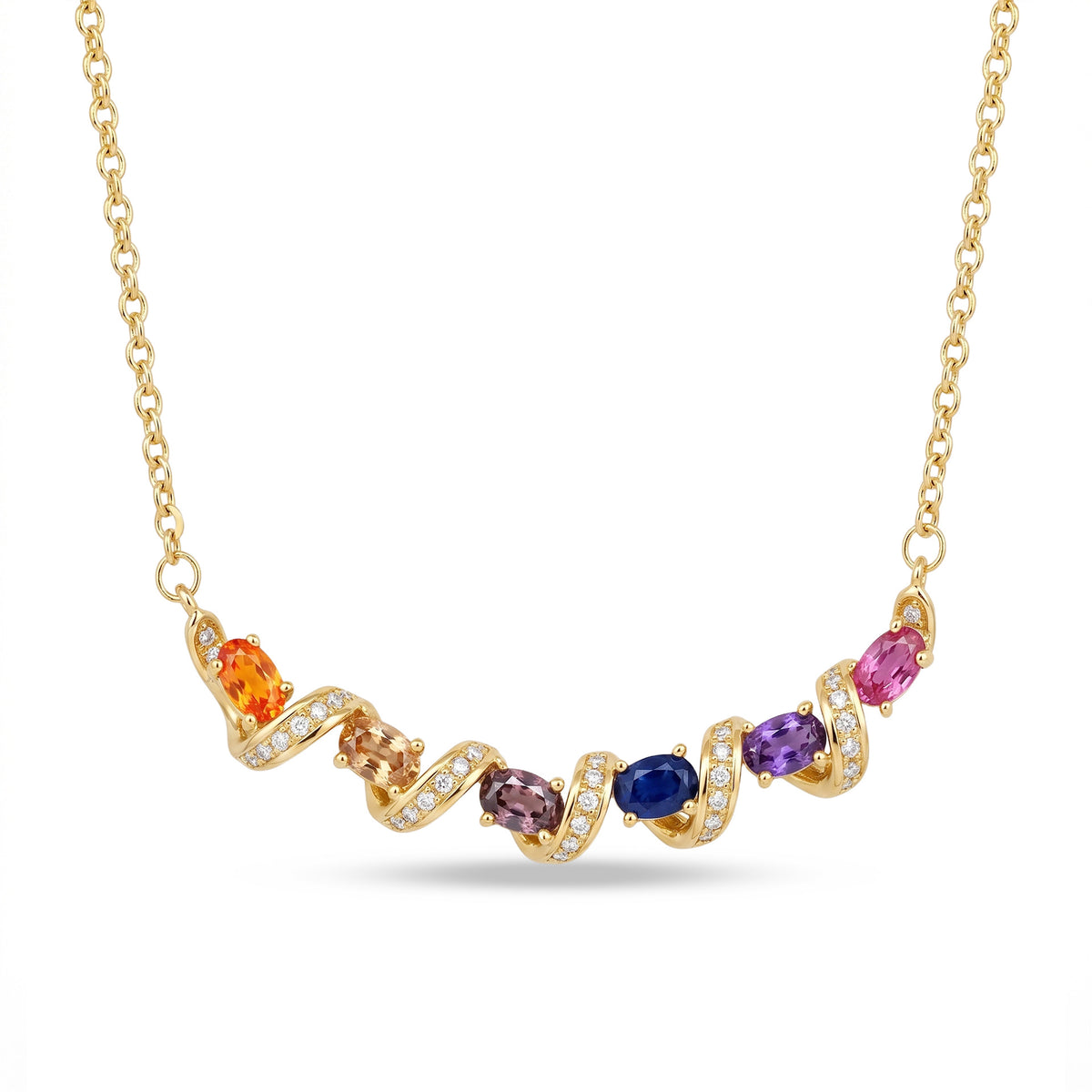 Camille Dainty Oval Choker Necklace