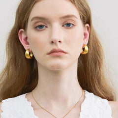 Camille Vintage-Inspired Hoop Earrings