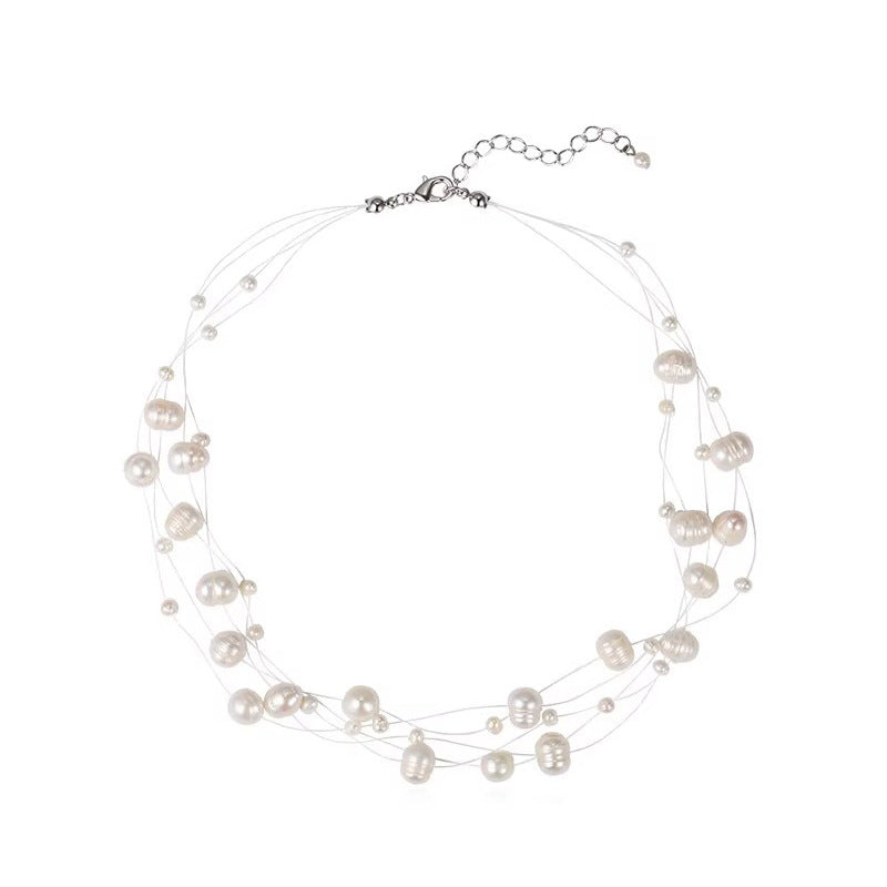 Camille Pearl Layered Necklace