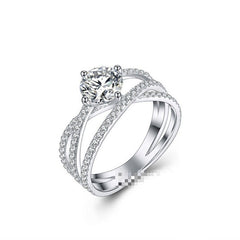 Lumière Charm Ring on a clean background