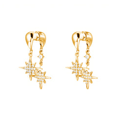 Daphne Dainty Pavé Stud Earrings