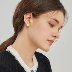 Camille Vintage-Inspired Clover Stud Earrings