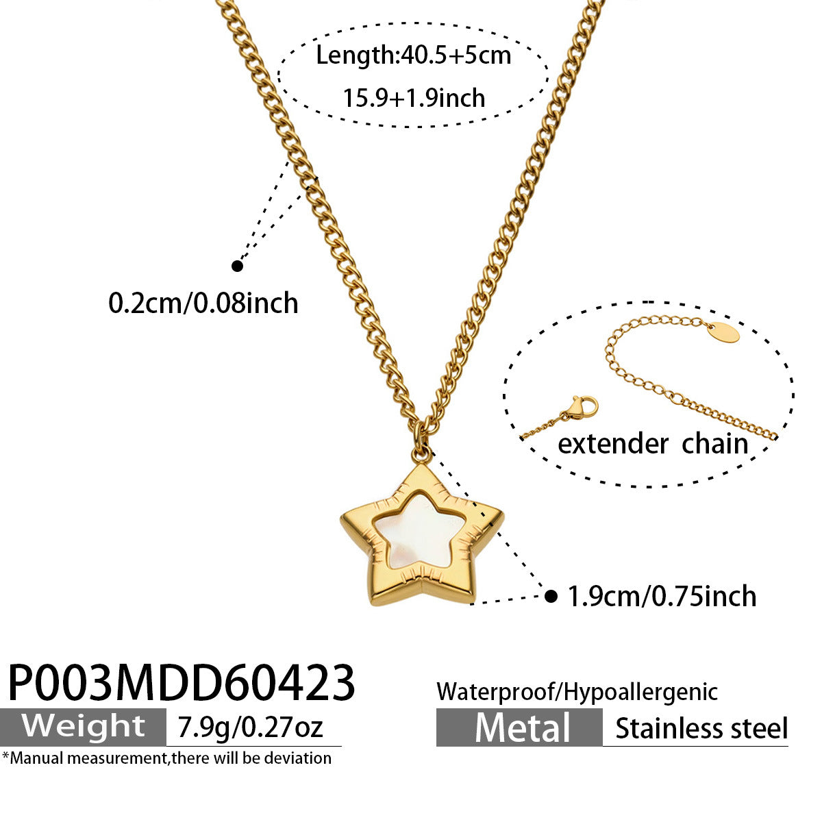 18K Gold-Plated Shell & Enamel Pendant Necklaces