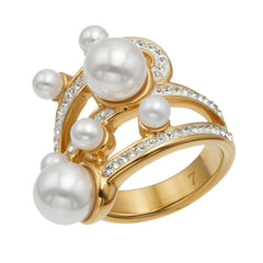 Shell Pearl-Look Sculptural Ring Designs