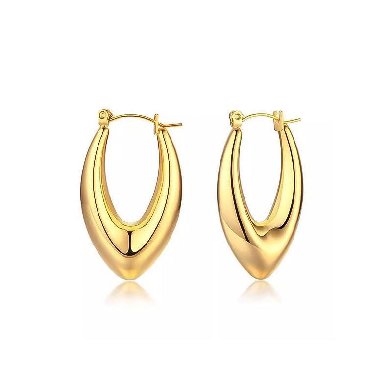 Daphne Organic Hoop Earrings