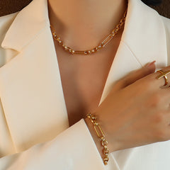 Paperclip Link Necklace or Bracelet