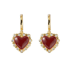 Daphne Heart Stud Earrings No. 680827