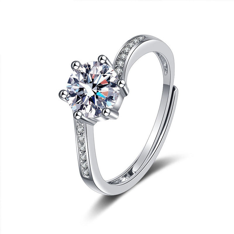 Lumière Charm Ring on a clean background