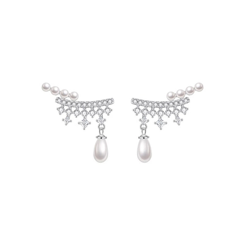 Marielle Pearl Tassel Drop Earrings