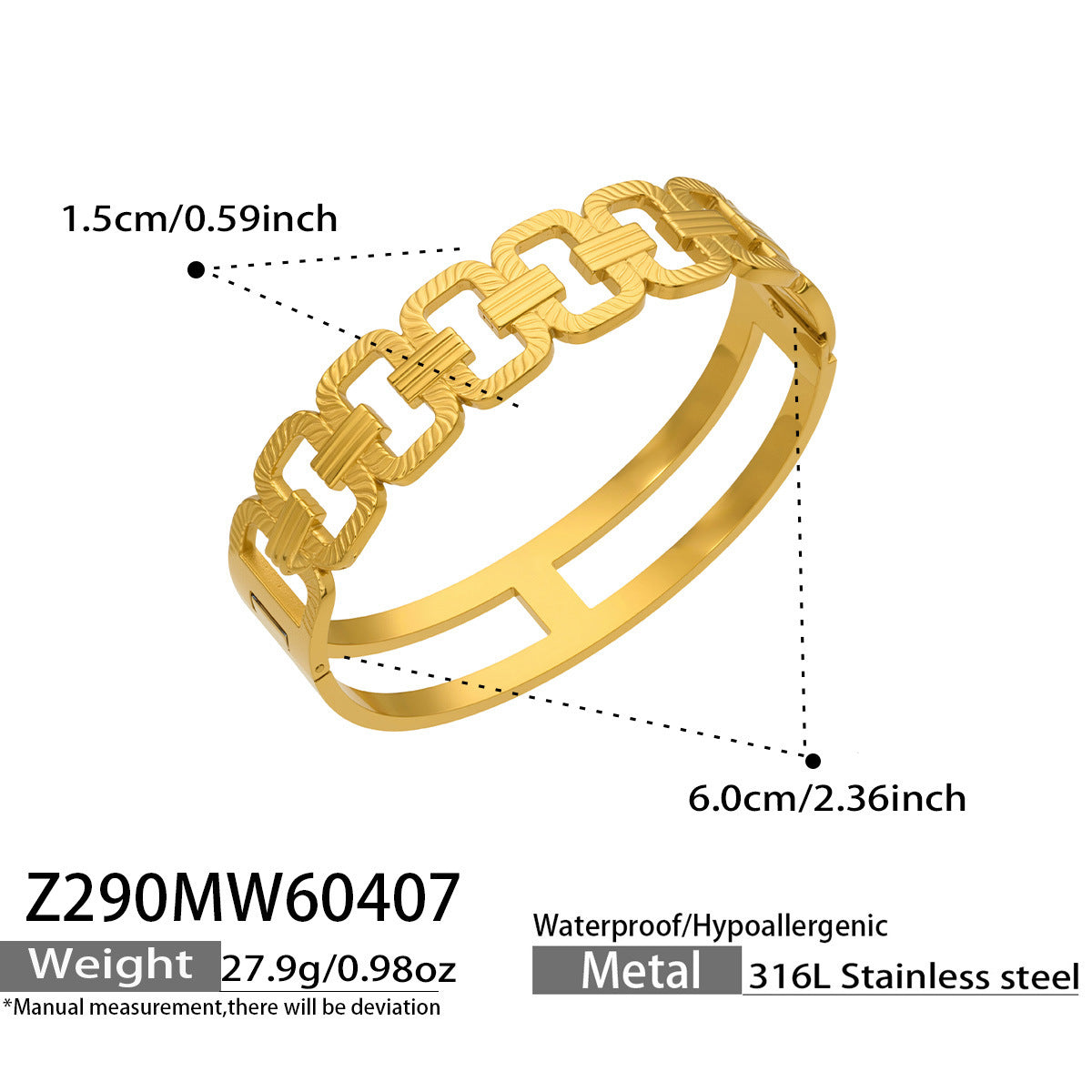 Openwork Heart & Scroll Bangle Bracelets
