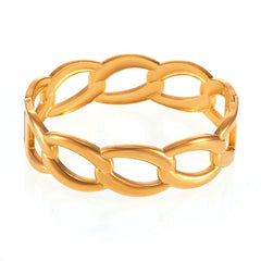 18K Gold-Plated Statement Bangle Designs