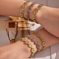 18K Gold-Plated Ocean Charm Bracelet Designs