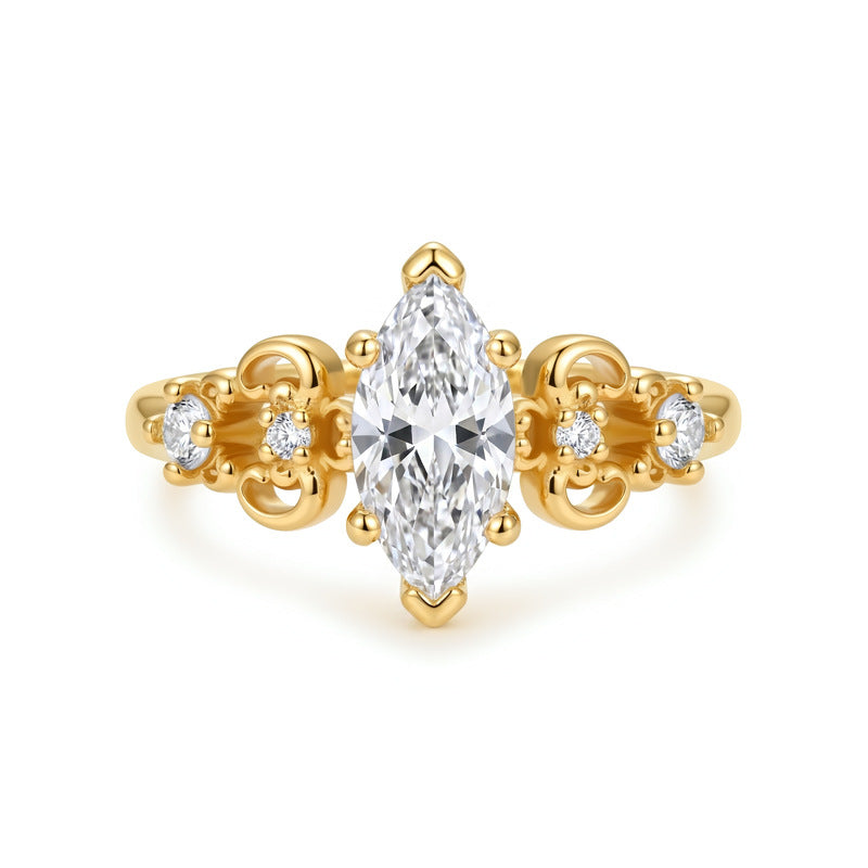 Daphne Marquise Adjustable Ring