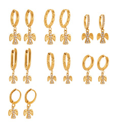 Sparkling Charm Hoop Earring Designs