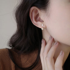 Camille Vintage-Inspired Pearl Stud Earrings No. 264251