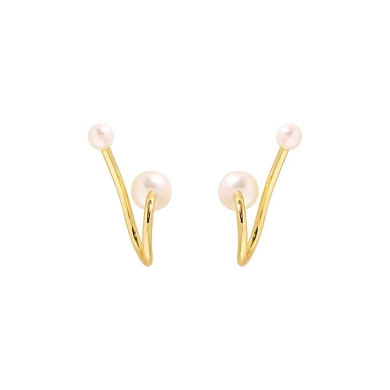 Nicolette Vintage-Inspired Pearl Stud Earrings