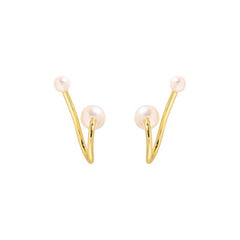Nicolette Vintage-Inspired Pearl Stud Earrings