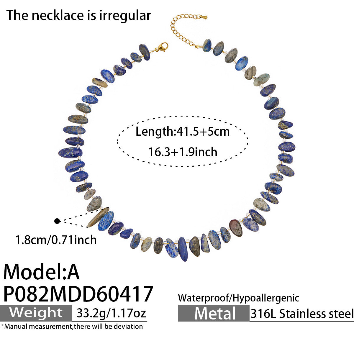 Natural Stone Beaded Necklace Designs