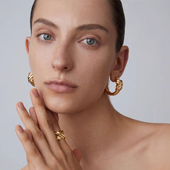 Nicolette Minimalist Stud Earrings