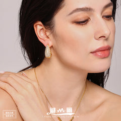 Sparkling Teardrop Earrings or Rectangle Pendant Necklace