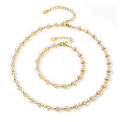 Pearl-Look Bead Necklace or Bracelet