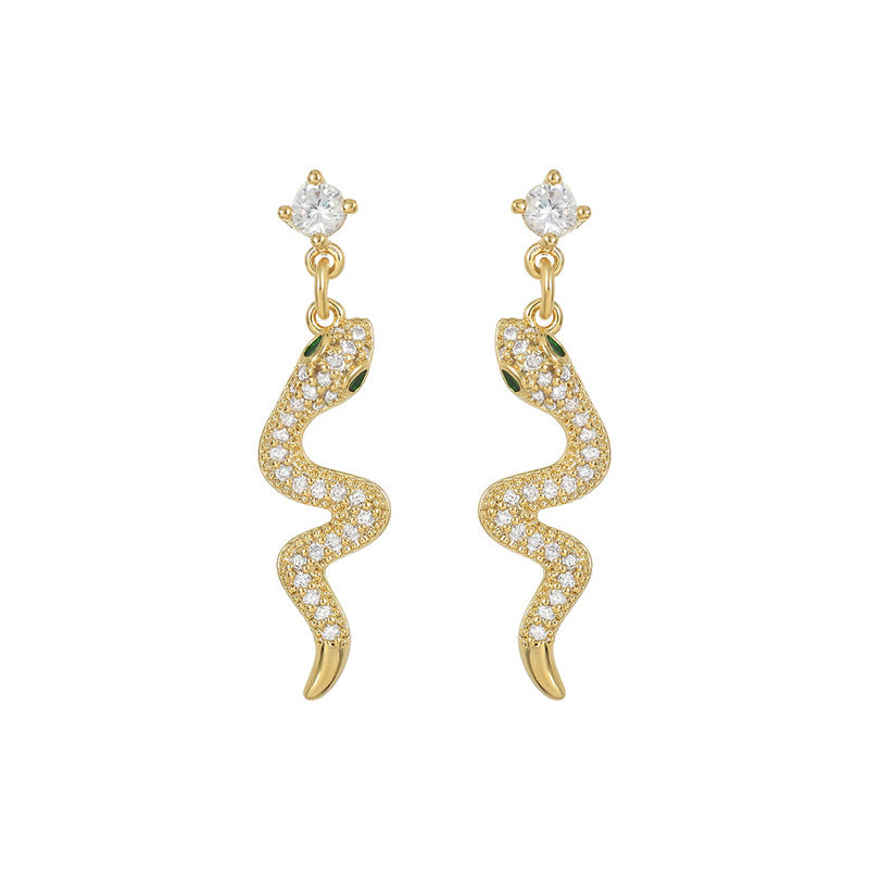Camille Snake Stud Earrings