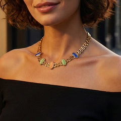 18K Gold-Plated Cat-Eye Accent Jewelry