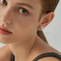Marielle Vintage-Inspired Pearl Starburst Stud Earrings