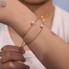 Bow and Shell Pearl-Look Jewelry Separates