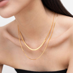 Nadine Snake Layered Necklace