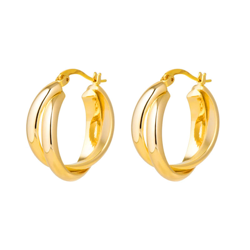Nicolette Minimalist Hoop Earrings
