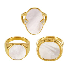 Natural Shell Geometric Statement Rings