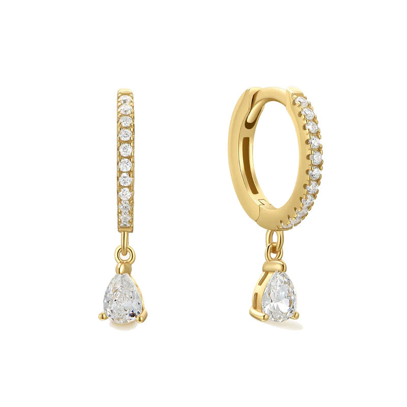 Daphne Teardrop Hoop Earrings