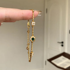 Camille Vintage-Inspired Clover Bracelet No. 134971