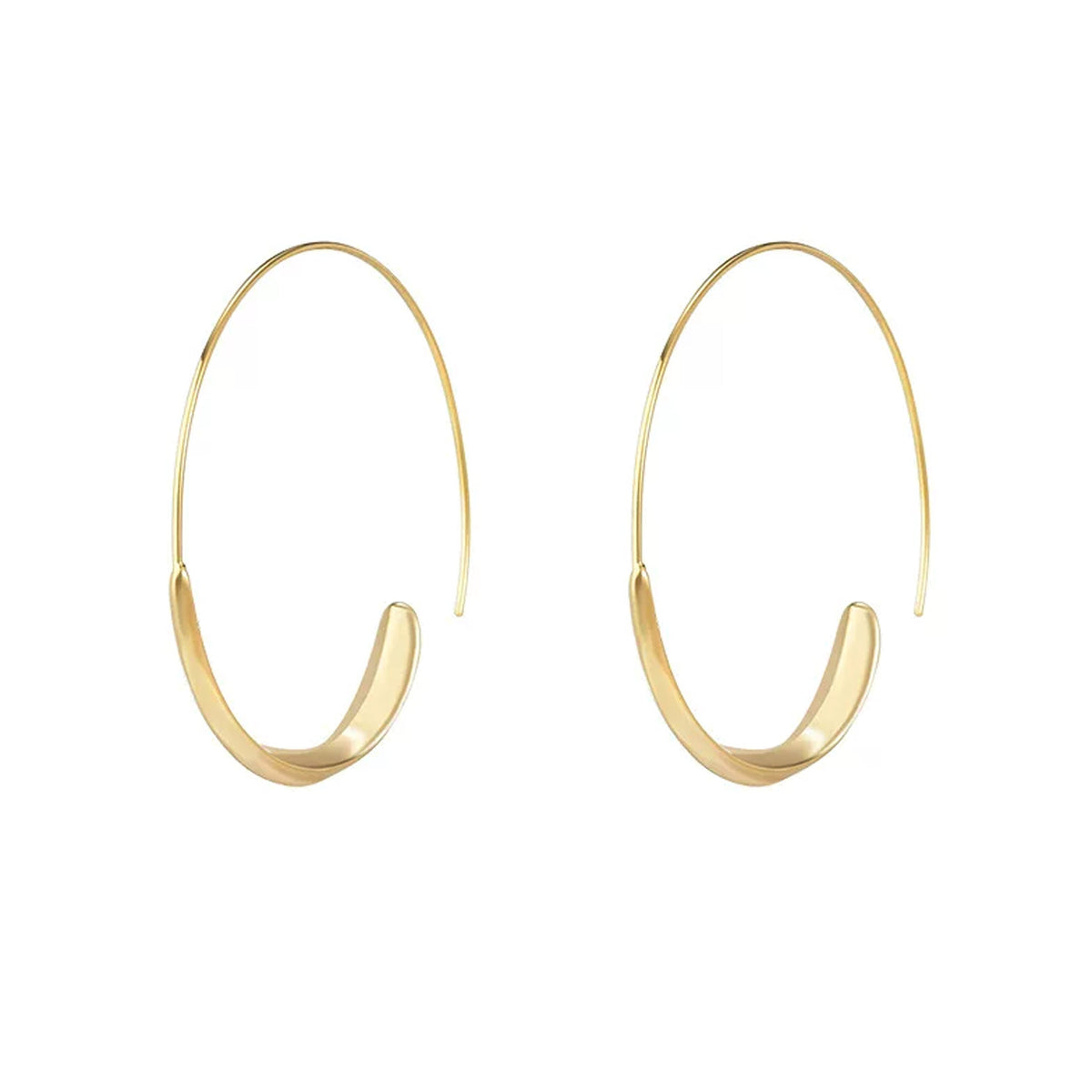 Camille Vintage-Inspired Hoop Earrings No. 841531