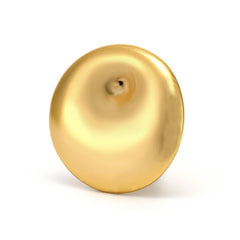 18K Gold-Plated Sculptural Spiral Disc Ring