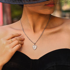 18K Gold-Plated Teardrop or Heart Pendant Necklace