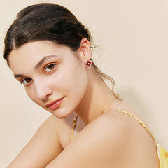 Nicolette Romantic Camellia Stud Earrings