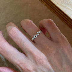 Nadine Stardust Adjustable Ring