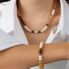 Tiger Eye and Freshwater Pearl Jewelry Separates