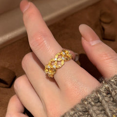 Daphne Dainty Clover Adjustable Ring No. 979707