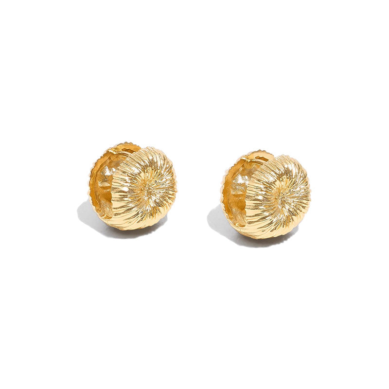 Nicolette Brushed Starburst Stud Earrings