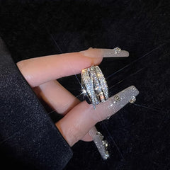 Nicolette Vintage-Inspired Pavé Adjustable Ring