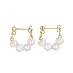 Daphne Pearl Stud Earrings